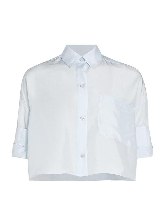 Womens Next Ex Silk Crop Shirt Product Image