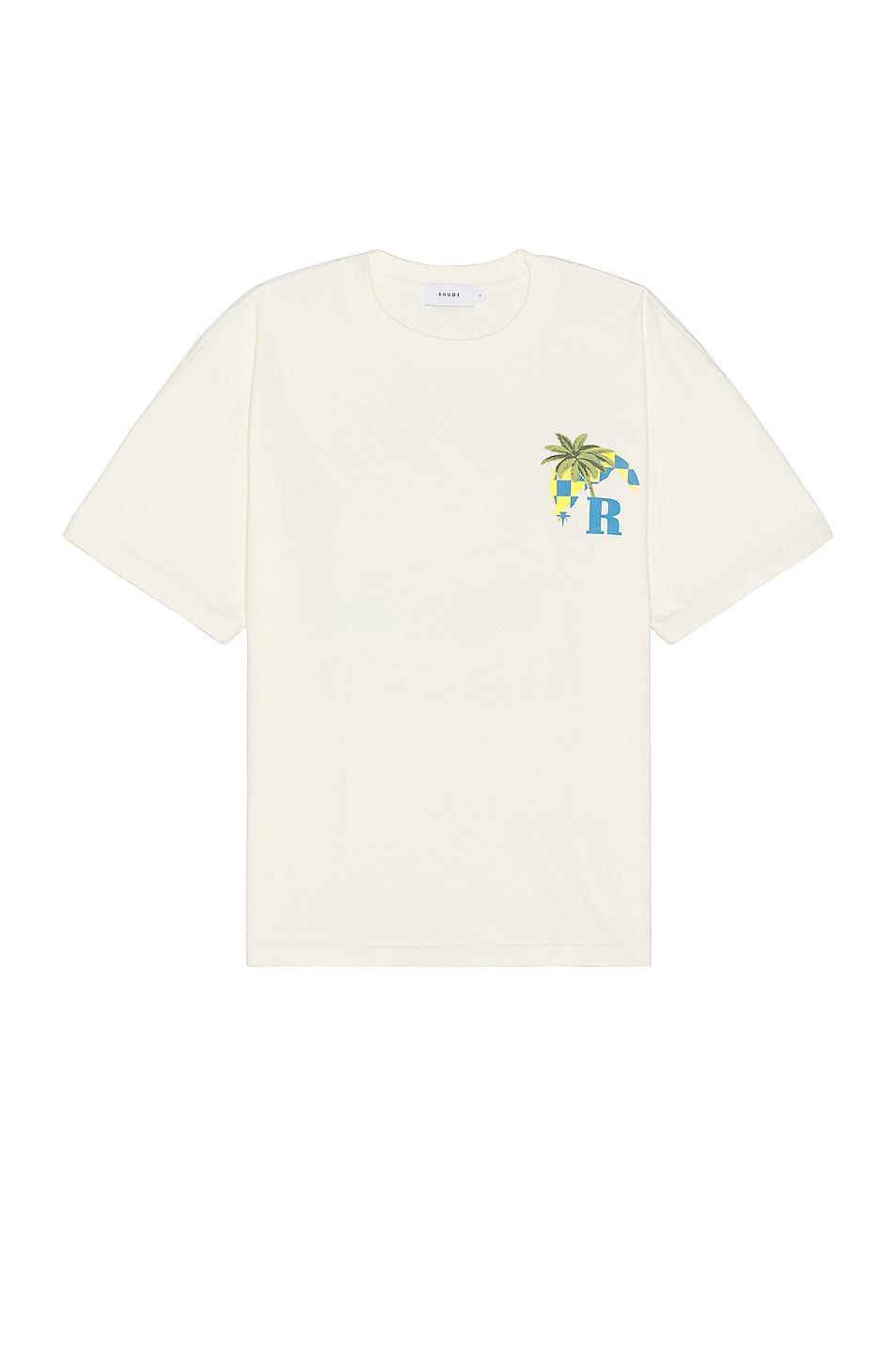 Rhude Moonlight Tropics Tee in Ivory Product Image