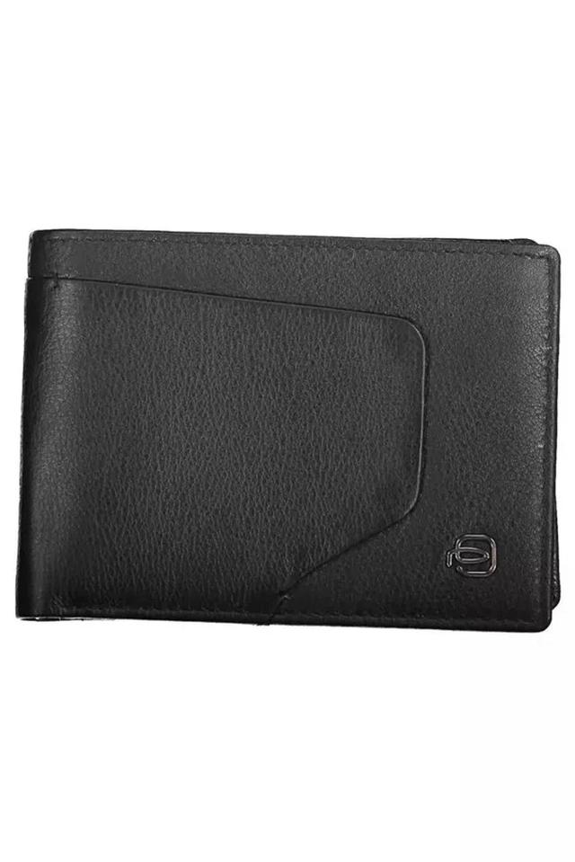 Leather Men's Wallet In Black Product Image