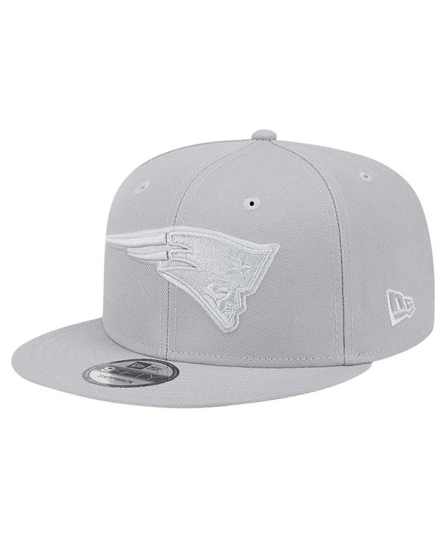 New Era Mens Gray New England Patriots Color Pack 9FIFTY Snapback Hat Product Image