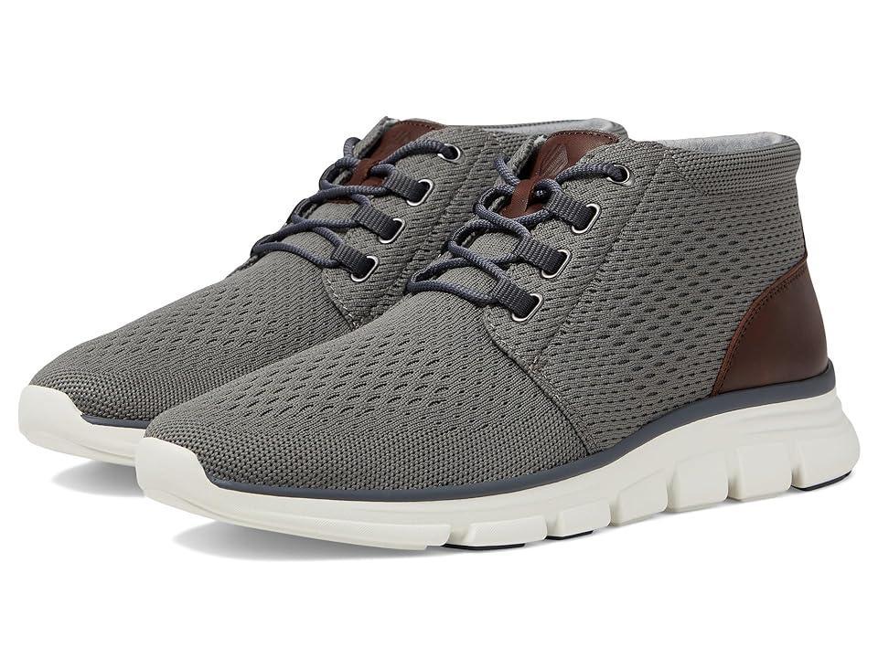 Johnston & Murphy Amherst Lug Knit Chukka Boot (Grey) Men's Boots Product Image