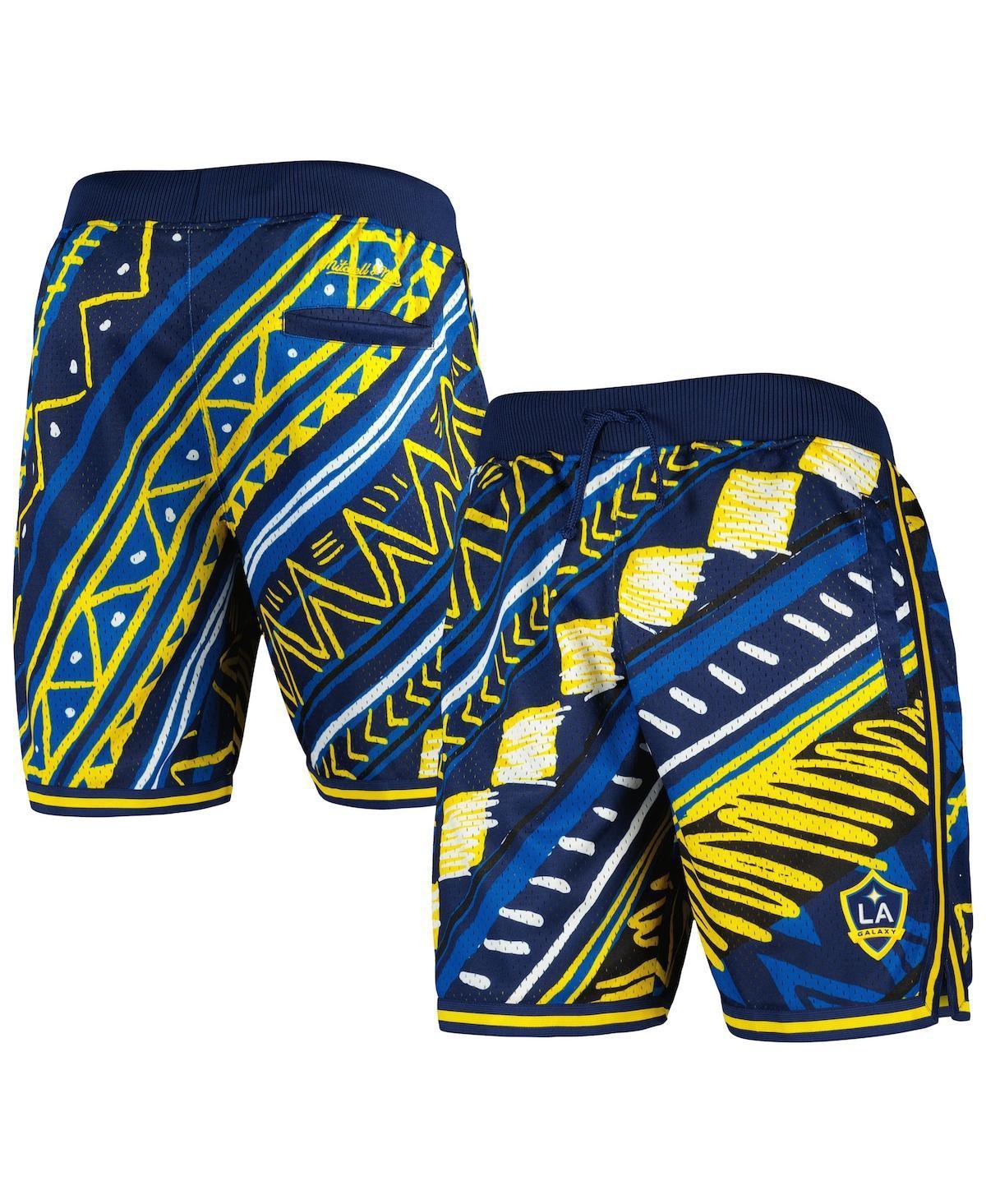 Mens Mitchell & Ness Navy La Galaxy Tribal Fashion Shorts Product Image