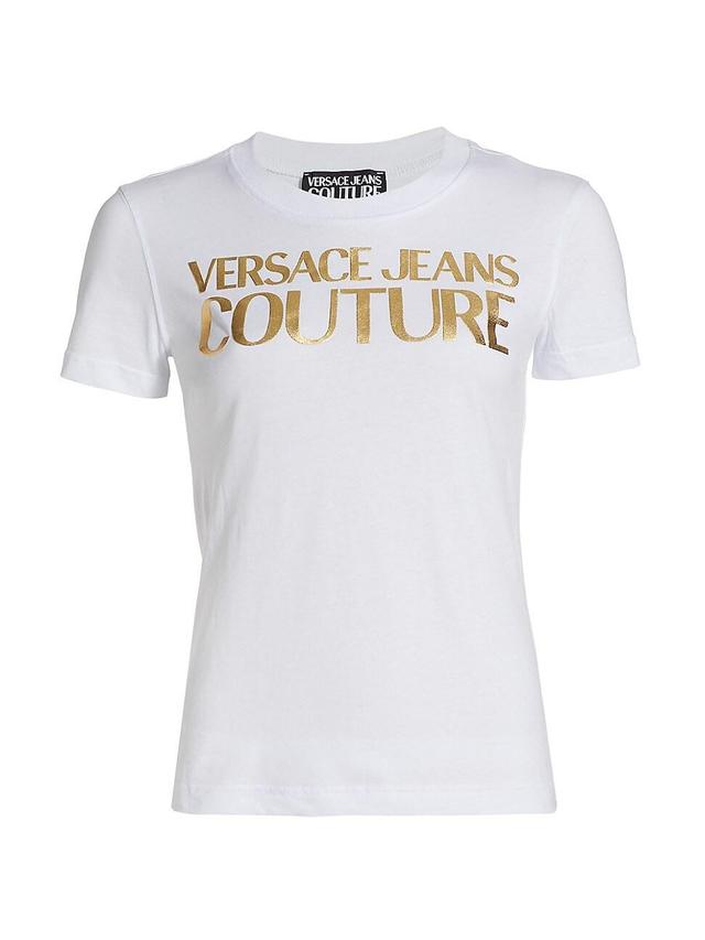 Womens Metallic Logo T-Shirt Product Image