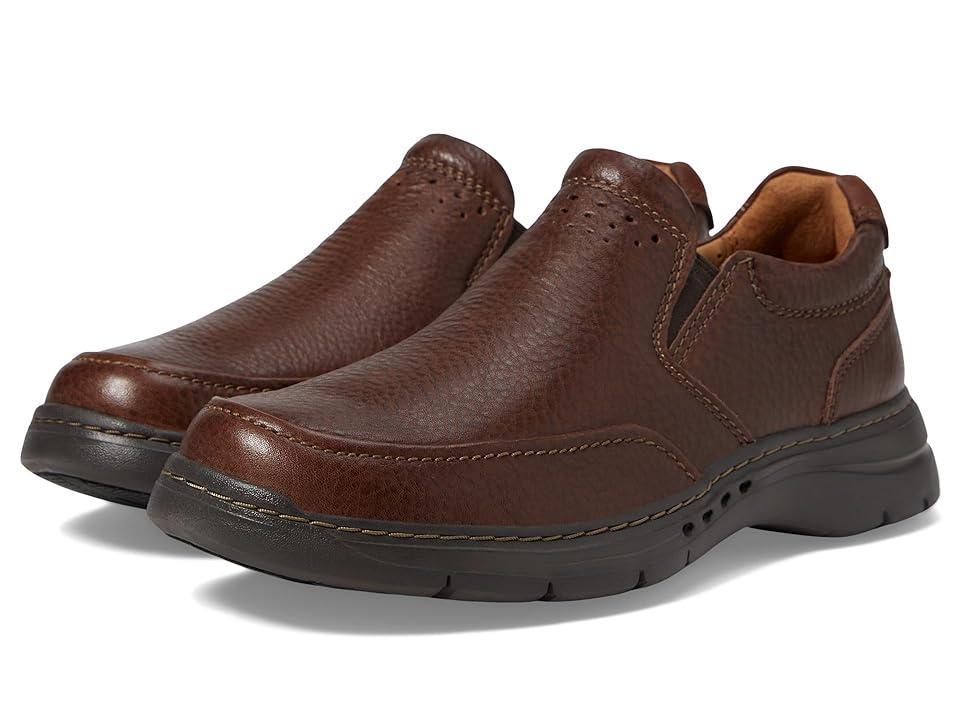 Clarks Un Brawley Step Tumbled Leather) Men's Shoes Product Image