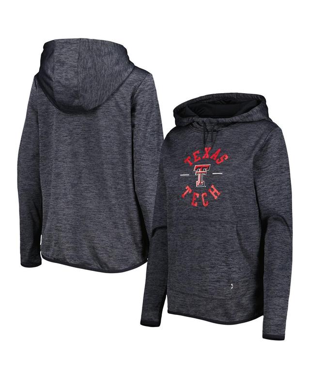 Womens Under Armour Heathered Black Texas Tech Red Raiders Fleece Pullover Hoodie Product Image