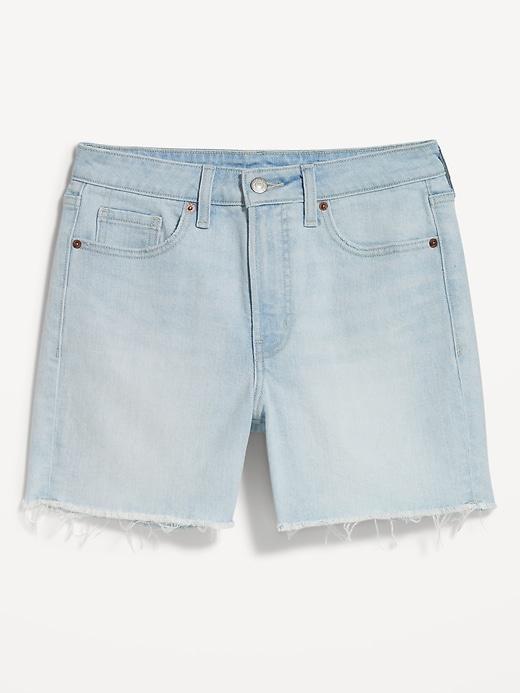 High-Waisted OG Jean Shorts -- 5-inch inseam Product Image