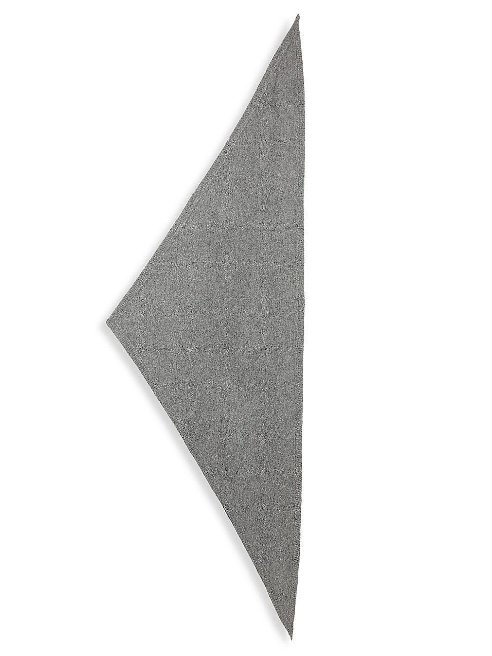 Womens Triangle Wool-Cashmere Scarf Product Image