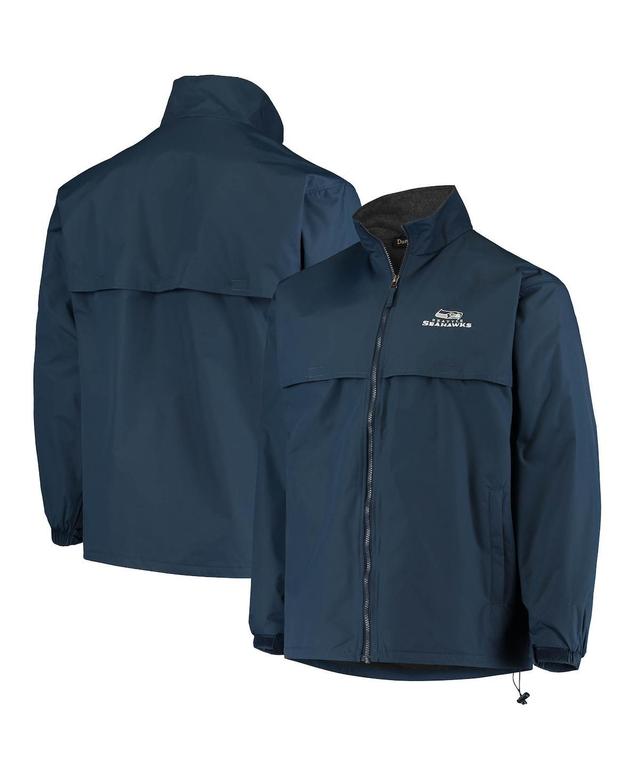 Mens Dunbrooke Navy Seattle Seahawks Triumph Fleece Full-Zip Jacket Product Image