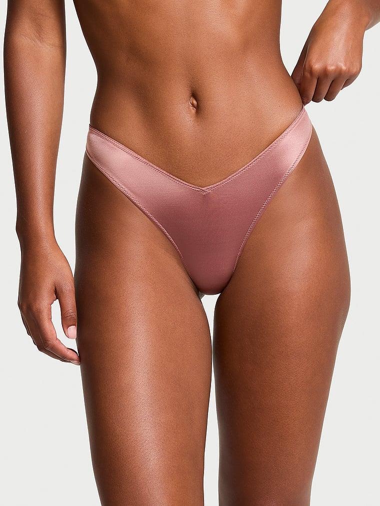 Strappy Back High-Leg Thong Panty Product Image