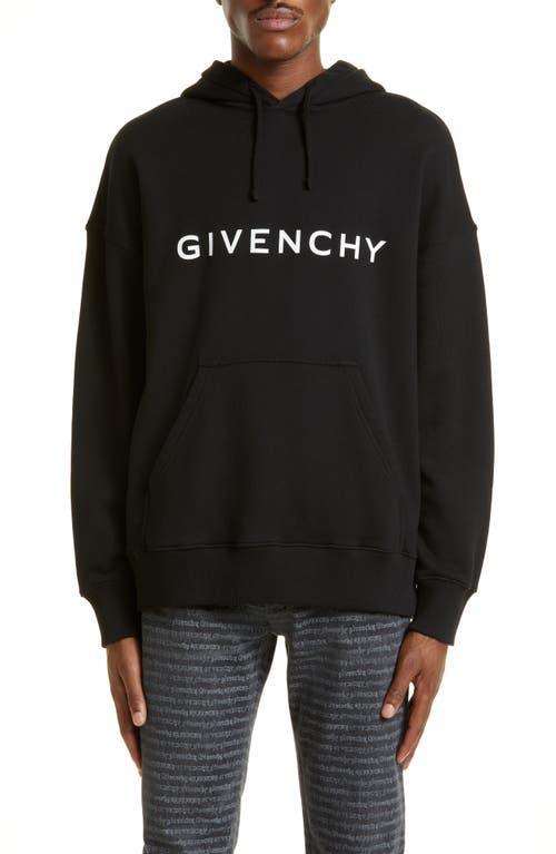 Givenchy Slim Fit Logo Graphic Hoodie Product Image