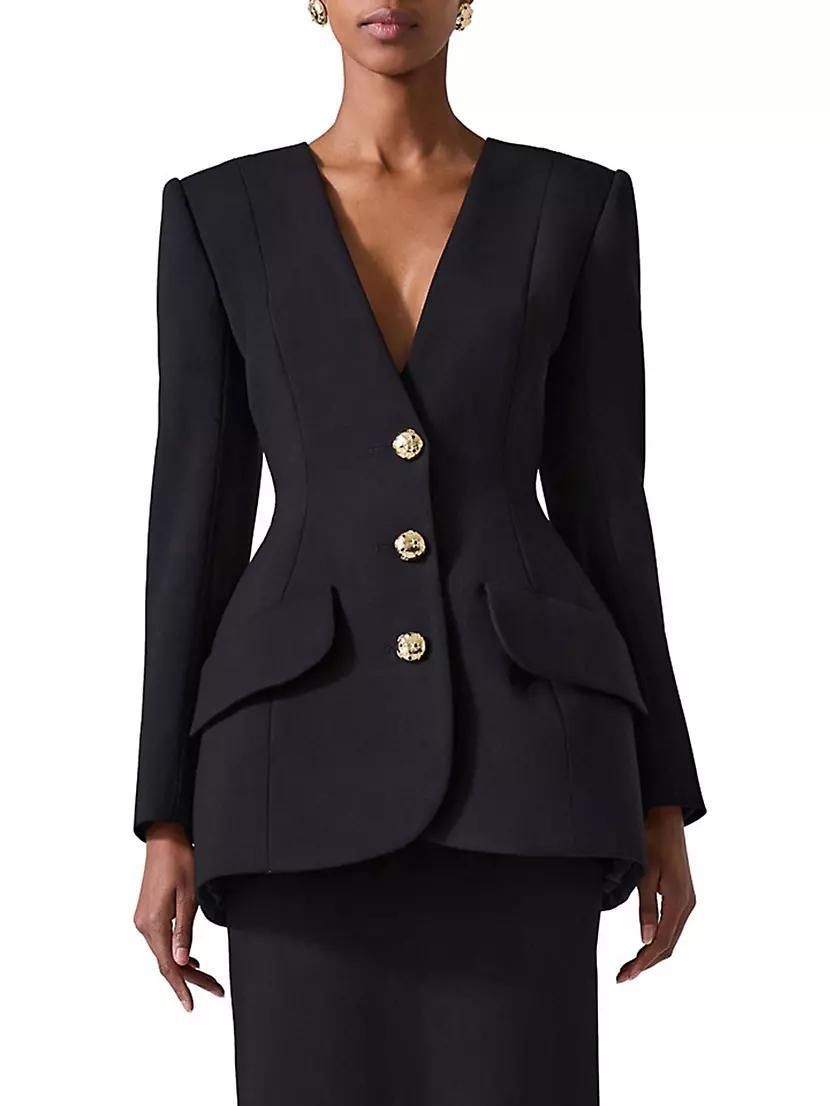 Broad Wool Blazer Product Image