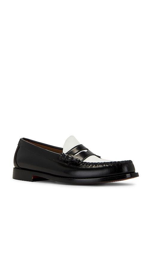 G.H.BASS Original G.H.BASS   Men's Larson Colorblock Weejuns Loafer Shoes   Black   Size 11  - Size: 11 Product Image