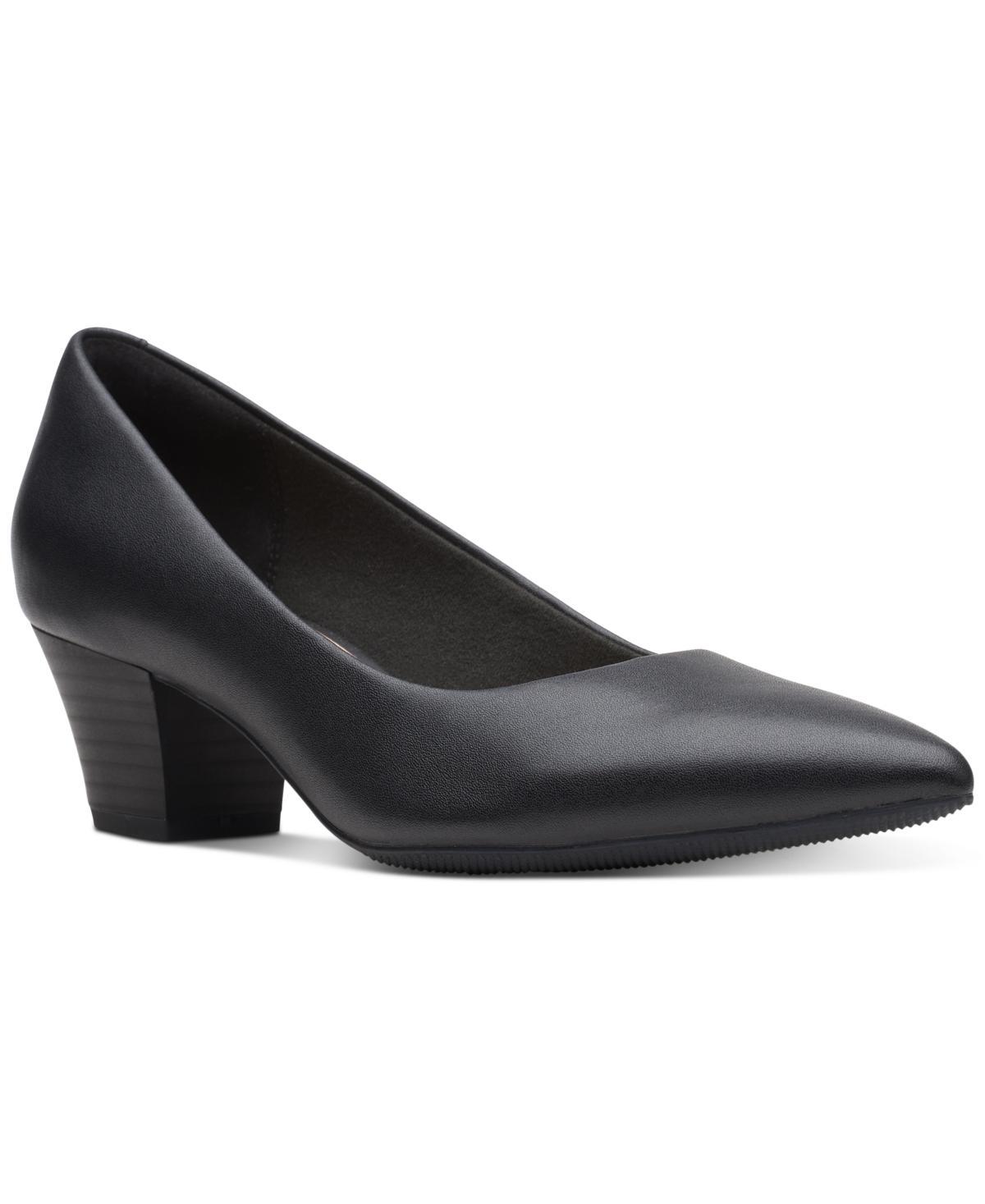 Clarks Teresa Step Womens Leather Pumps Product Image