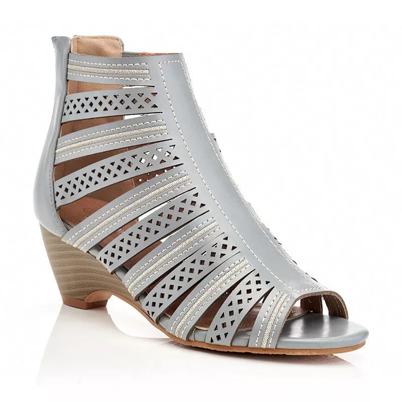 Henry Ferrera Sally Open Toe Womens Wedge Sandals Product Image