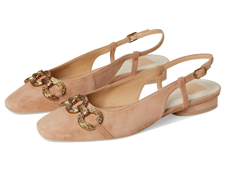 Dolce Vita Ramano (Toffee Suede) Women's Flat Shoes Product Image