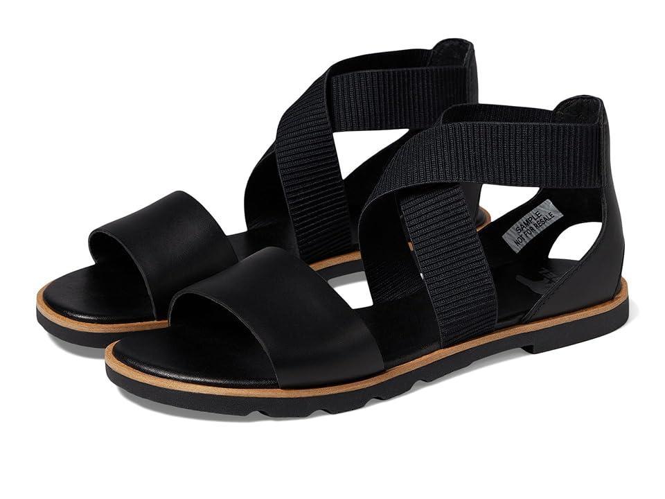 SOREL Ella III Sandal Black) Women's Shoes Product Image