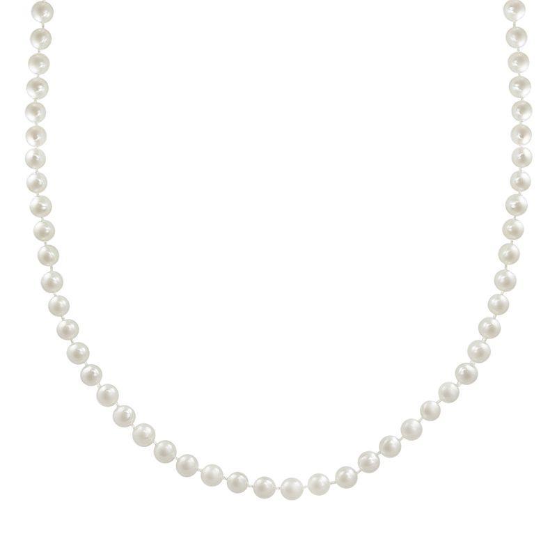 10k Gold Freshwater Cultured Pearl Necklace - 16, Womens, White Product Image