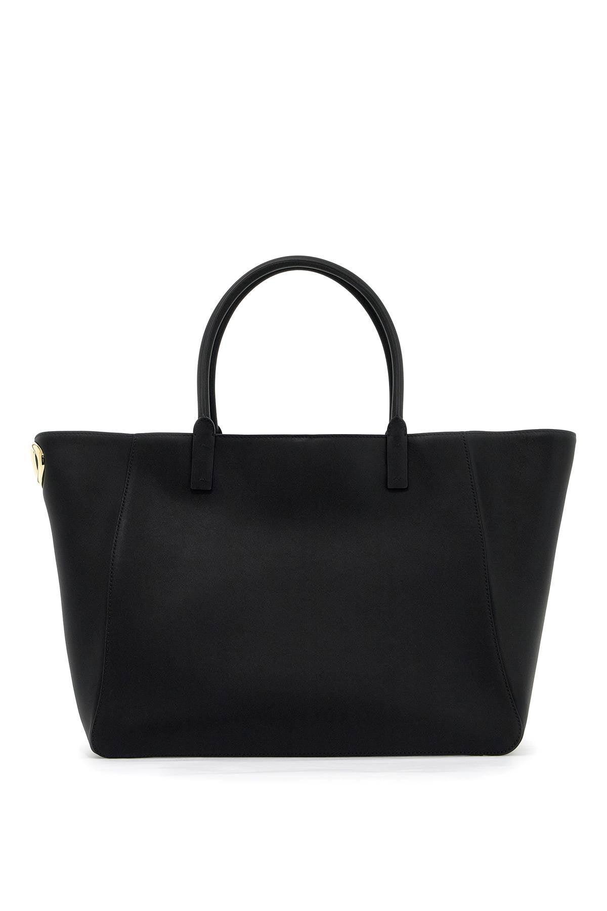 VALENTINO GARAVANI V Logo Side Tote In Nero Product Image