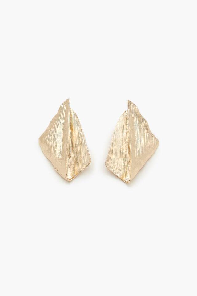 Etched Geo Drop Earrings | Forever 21 Product Image