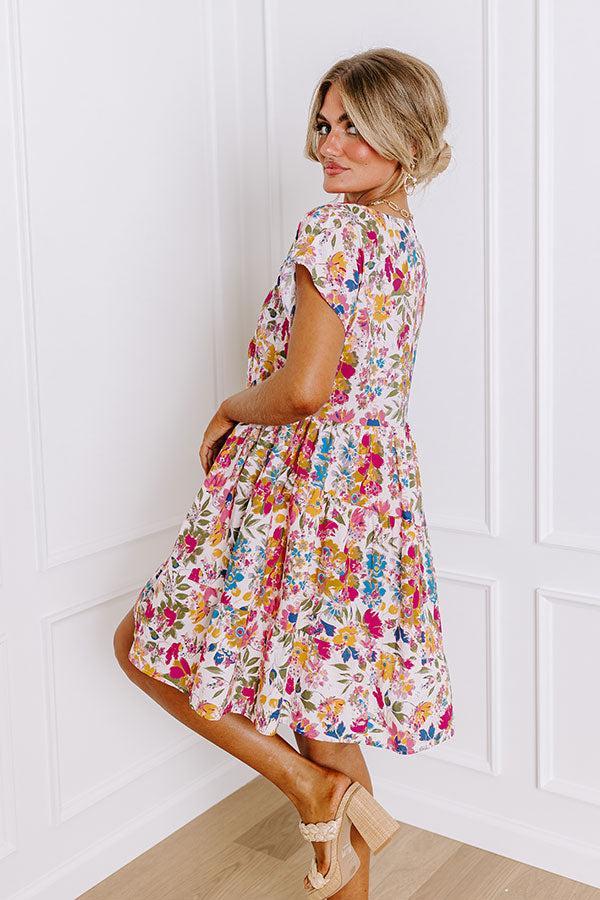 Brunch Date Floral Babydoll Dress Product Image