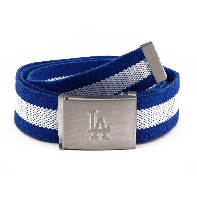 Mens Los Angeles Dodgers Fabric Belt - Blue Product Image