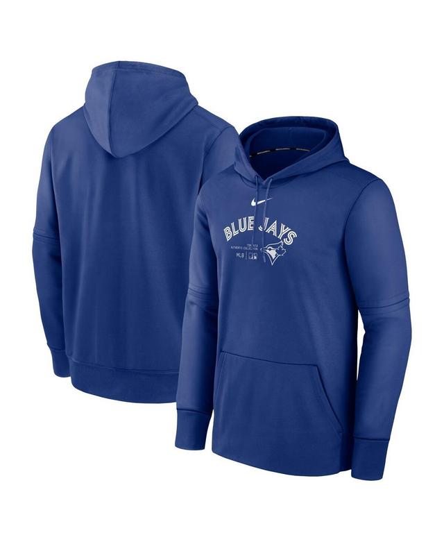 Mens Nike Royal Toronto Blue Jays Authentic Collection Practice Performance Pullover Hoodie Product Image