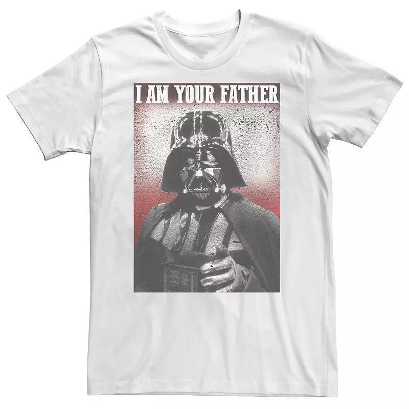 Big & Tall Star Wars Stern Vader I am Your Father Finger Point Tee, Mens Product Image