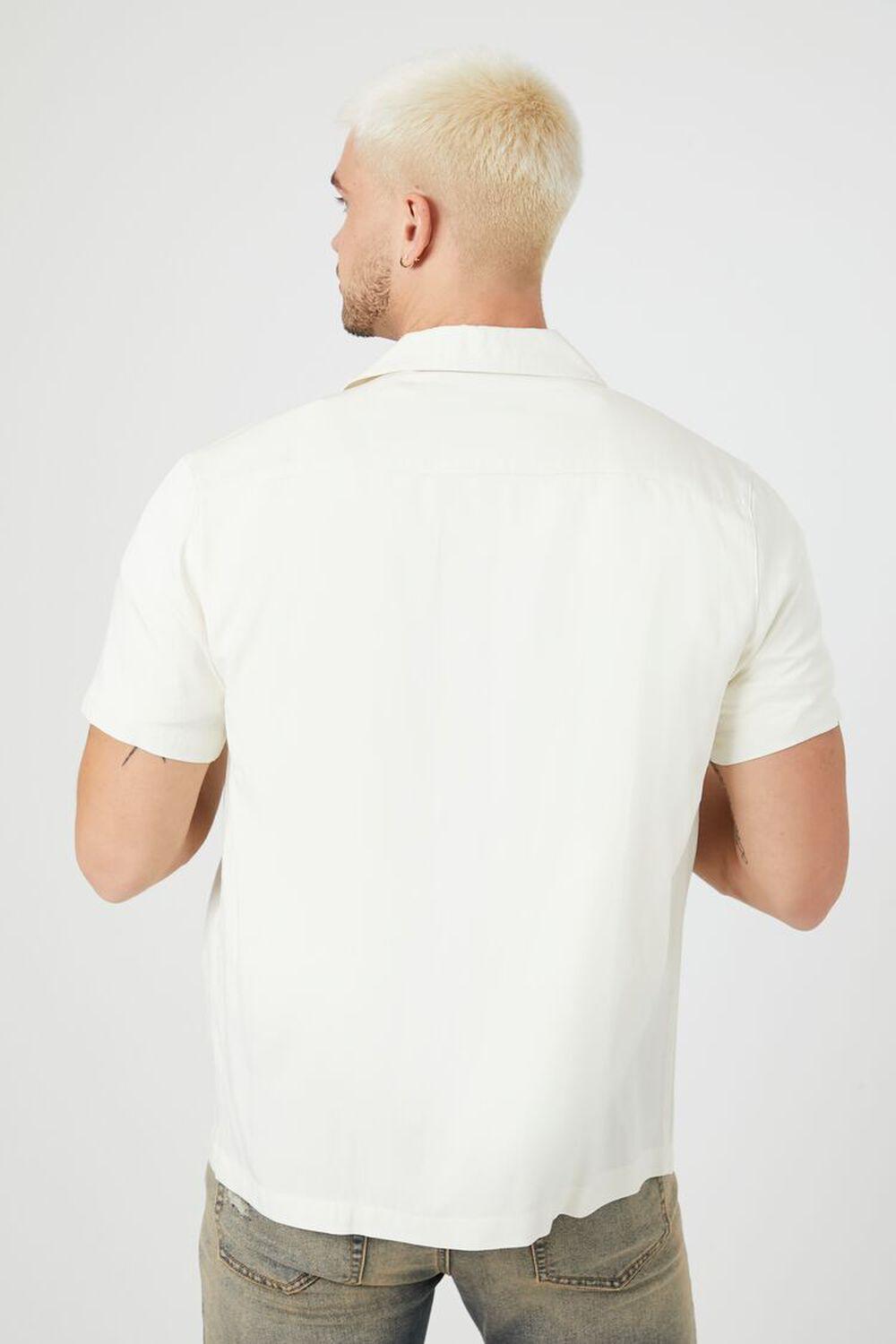 Cuban Collar Short-Sleeve Shirt | Forever 21 Product Image