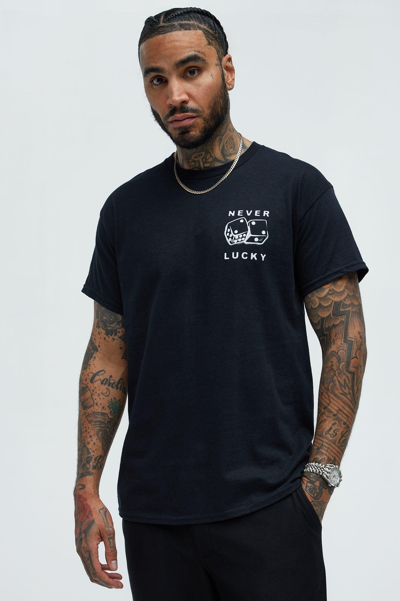 Never Lucky Short Sleeve Tee - Black Product Image