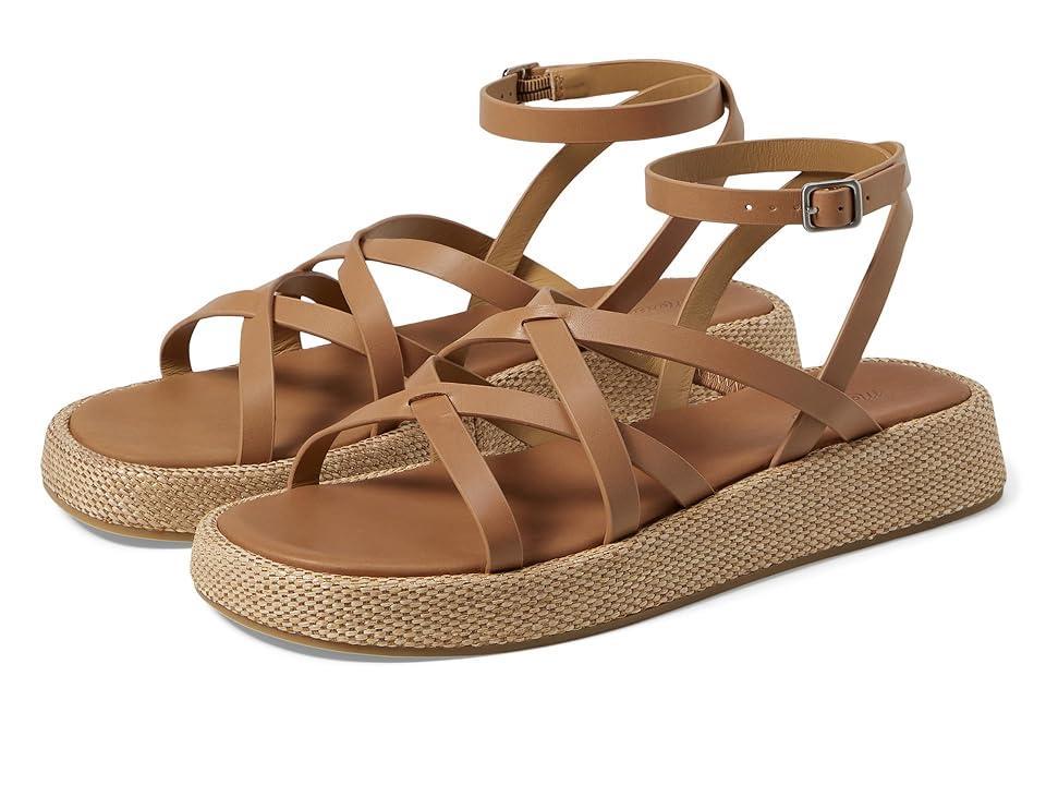 Madewell Madewell havana/ miami strappy flatform - rafia (Desert Camel) Women's Sandals Product Image