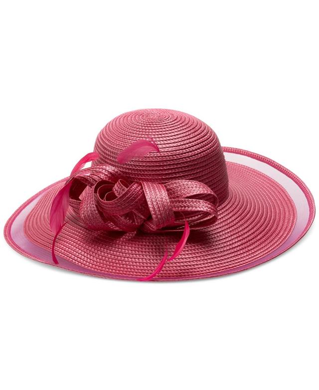 Bellissima Millinery Collection Womens Sheer Ruffled Brim Dressy Hat Product Image