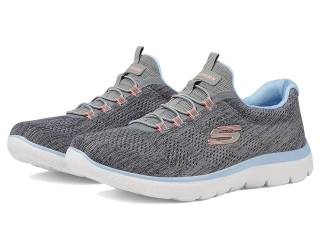 SKECHERS Summit Fun Flair (Grey Multi) Women's Shoes Product Image