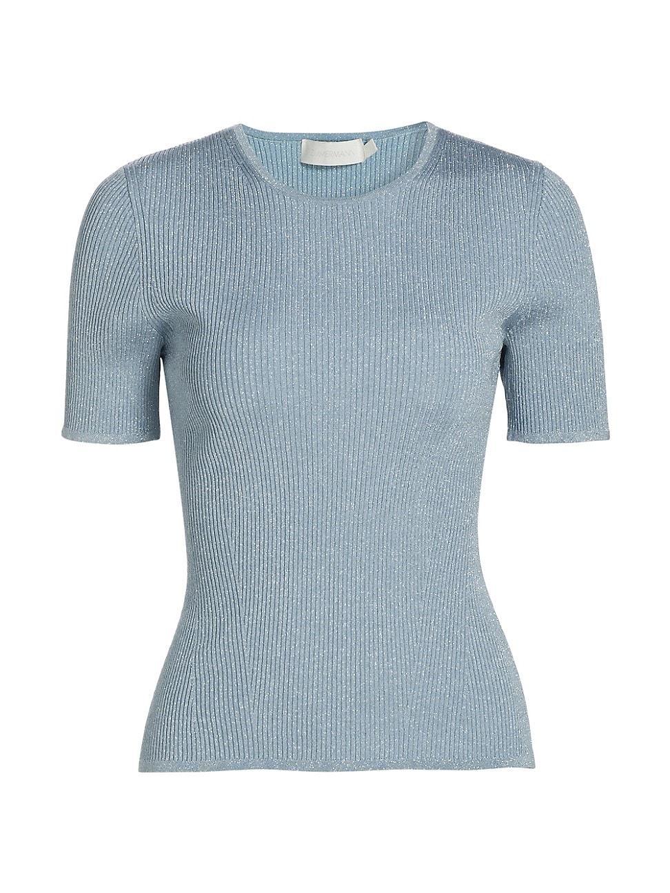 Womens Waverly Rib-Knit T-Shirt Product Image