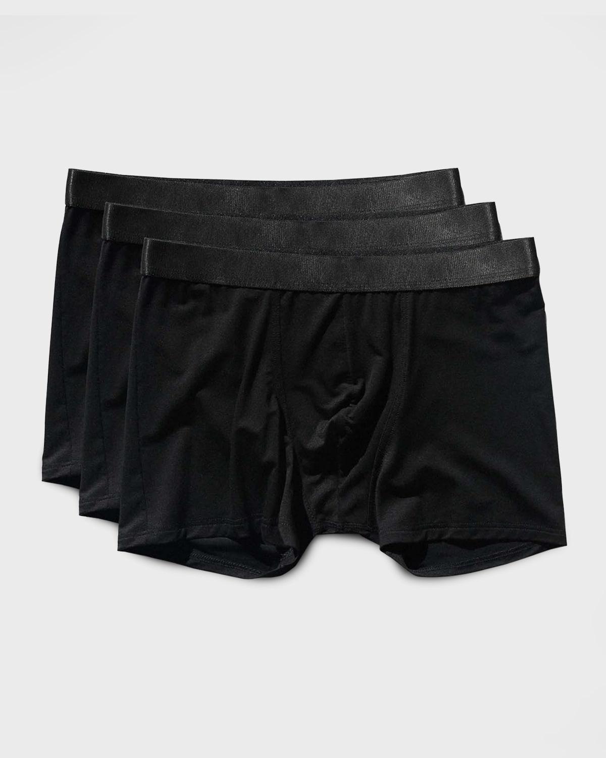 Mens Solid 3-Pack Boxer Briefs Product Image