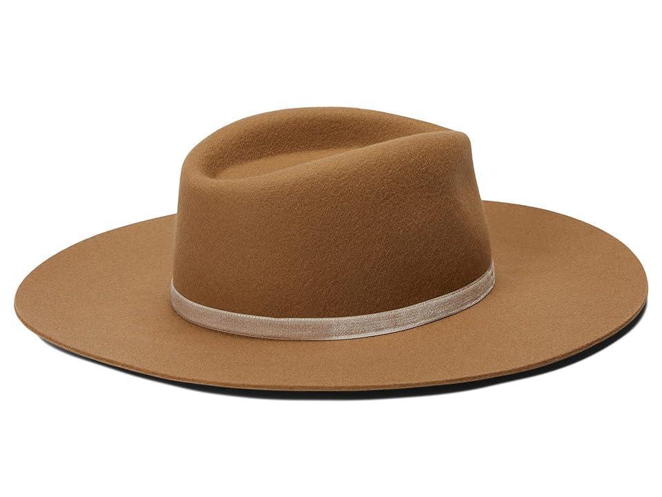 rag & bone Florence Fedora (Camel) Fedora Hats Product Image