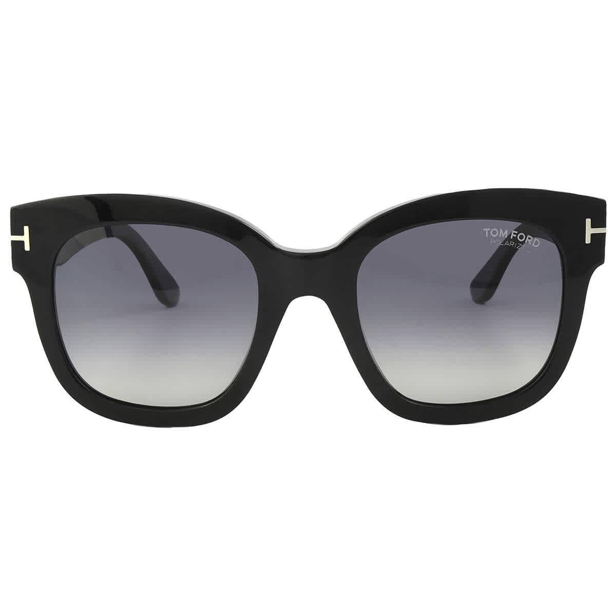 TOM FORD Beatrix 52mm Polarized Gradient Square Sunglasses Product Image