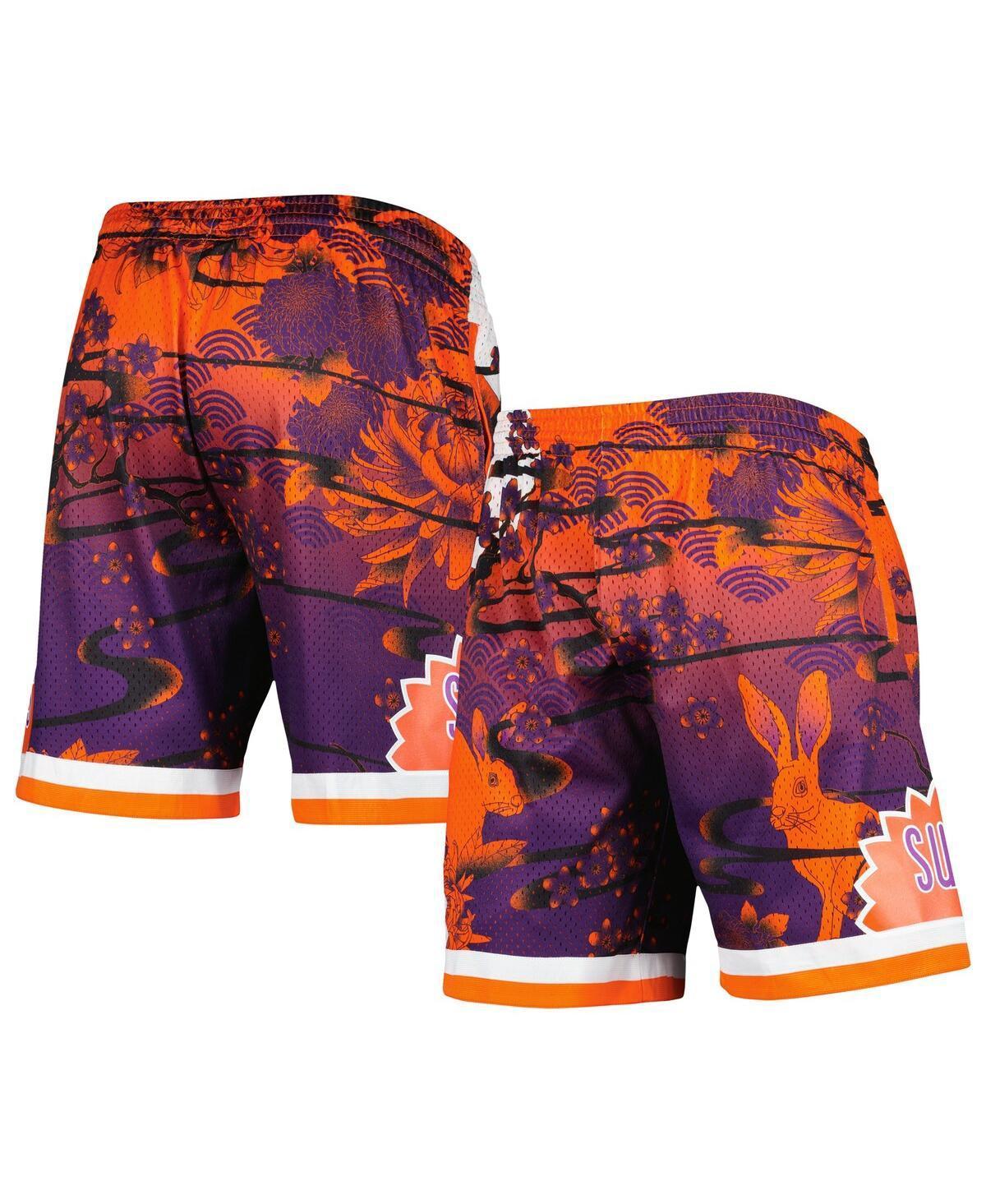 Mens Mitchell & Ness Orange Phoenix Suns Lunar New Year Swingman Shorts Product Image