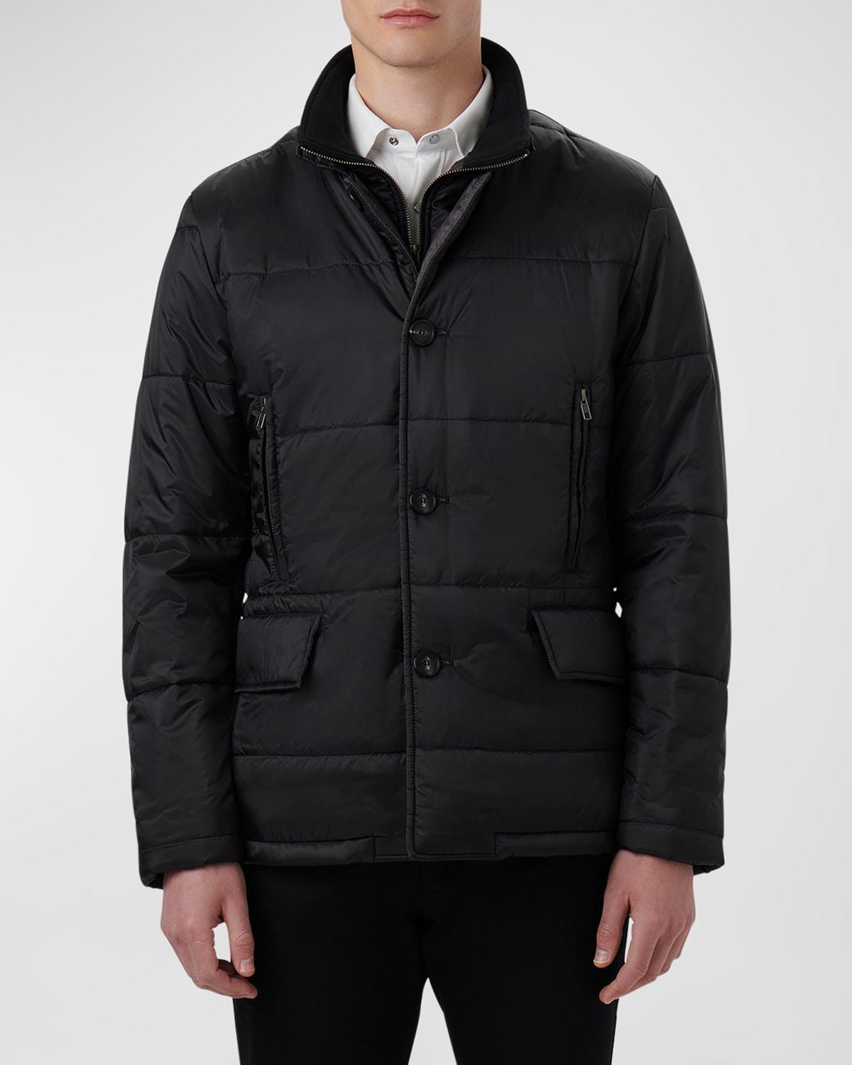 Mens Quilted Jacket with Inner Bib Product Image