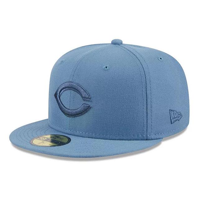 Mens New Era Blue Cincinnati Reds Spring Color 59FIFTY Fitted Hat Product Image