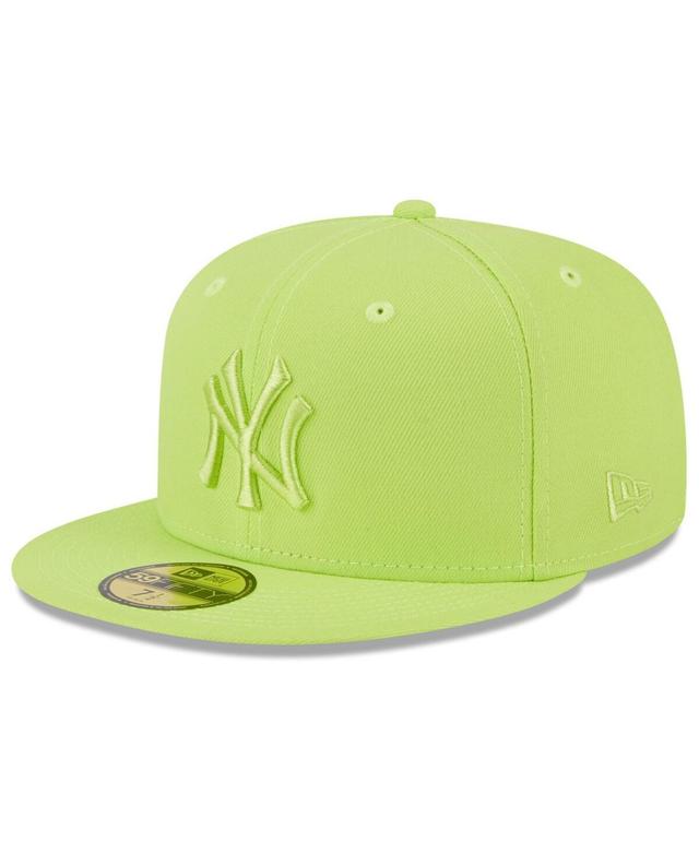 Mens New Era Neon Green New York Yankees 2023 Spring Color Basic 59FIFTY Fitted Hat Brt Green Product Image