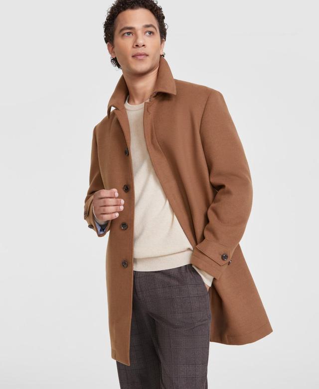 Tommy Hilfiger Mens Melange Overcoat Product Image