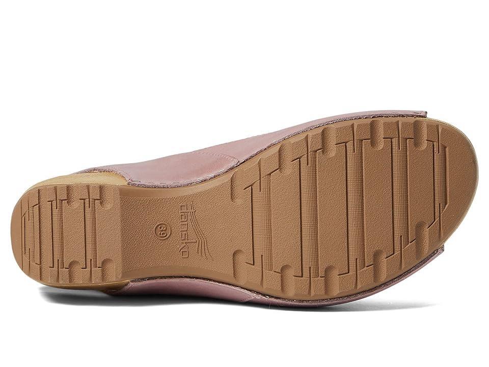 Dansko Tiana (Blush Burnished Nubuck) Women's Shoes Product Image