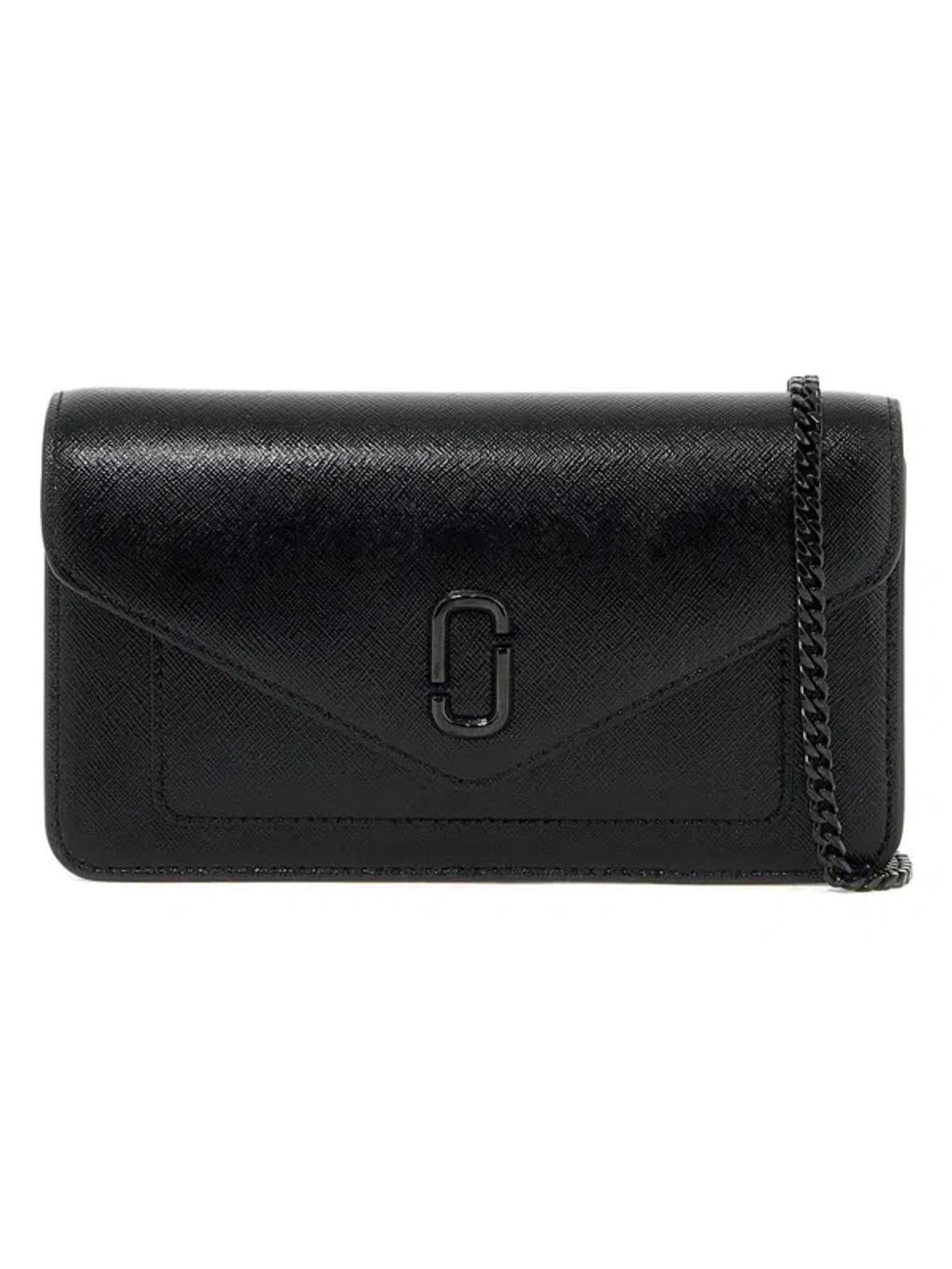 MARC JACOBS The Longshot Chain Wallet In Nero Product Image