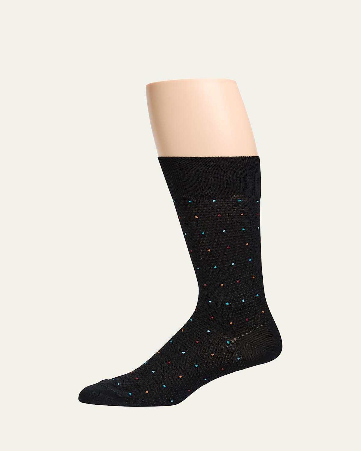 Mens Filippo Dot Crew Socks Product Image