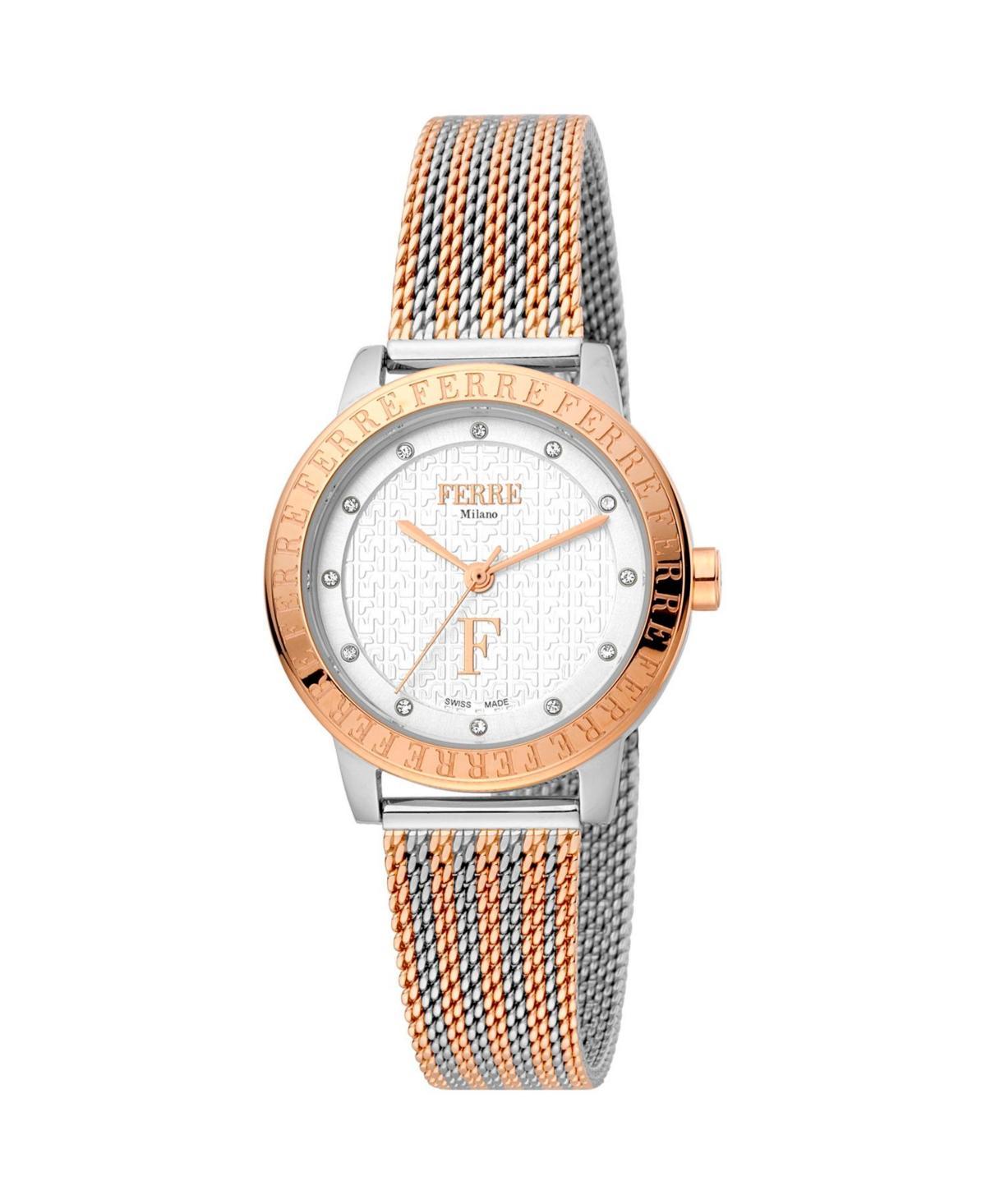 Ferre Milano Womens Classic White Dial Watch - FM1L174M0091 - White Product Image