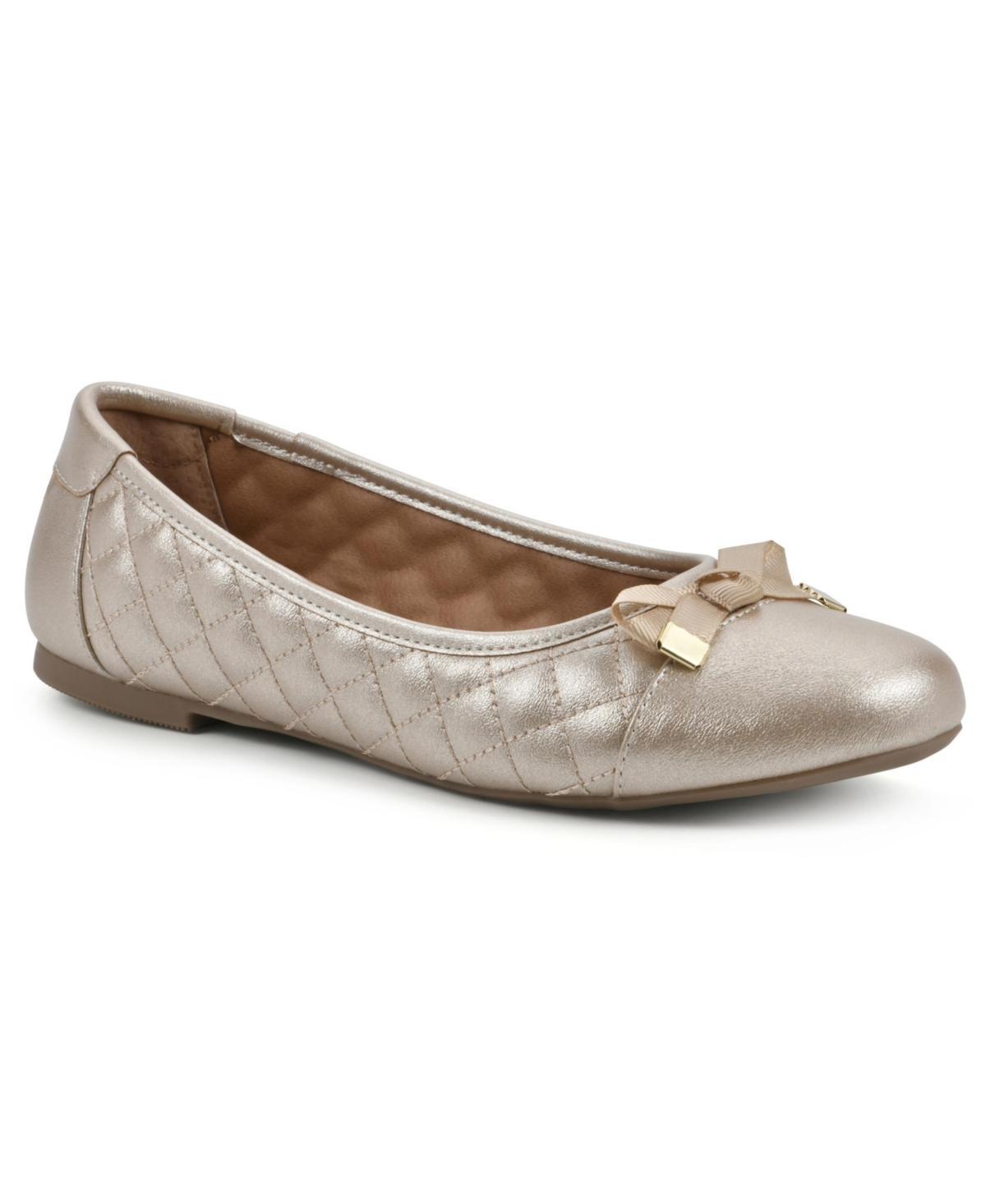 White Mountain Womens Seaglass Ballet Flats - Eggshell Product Image