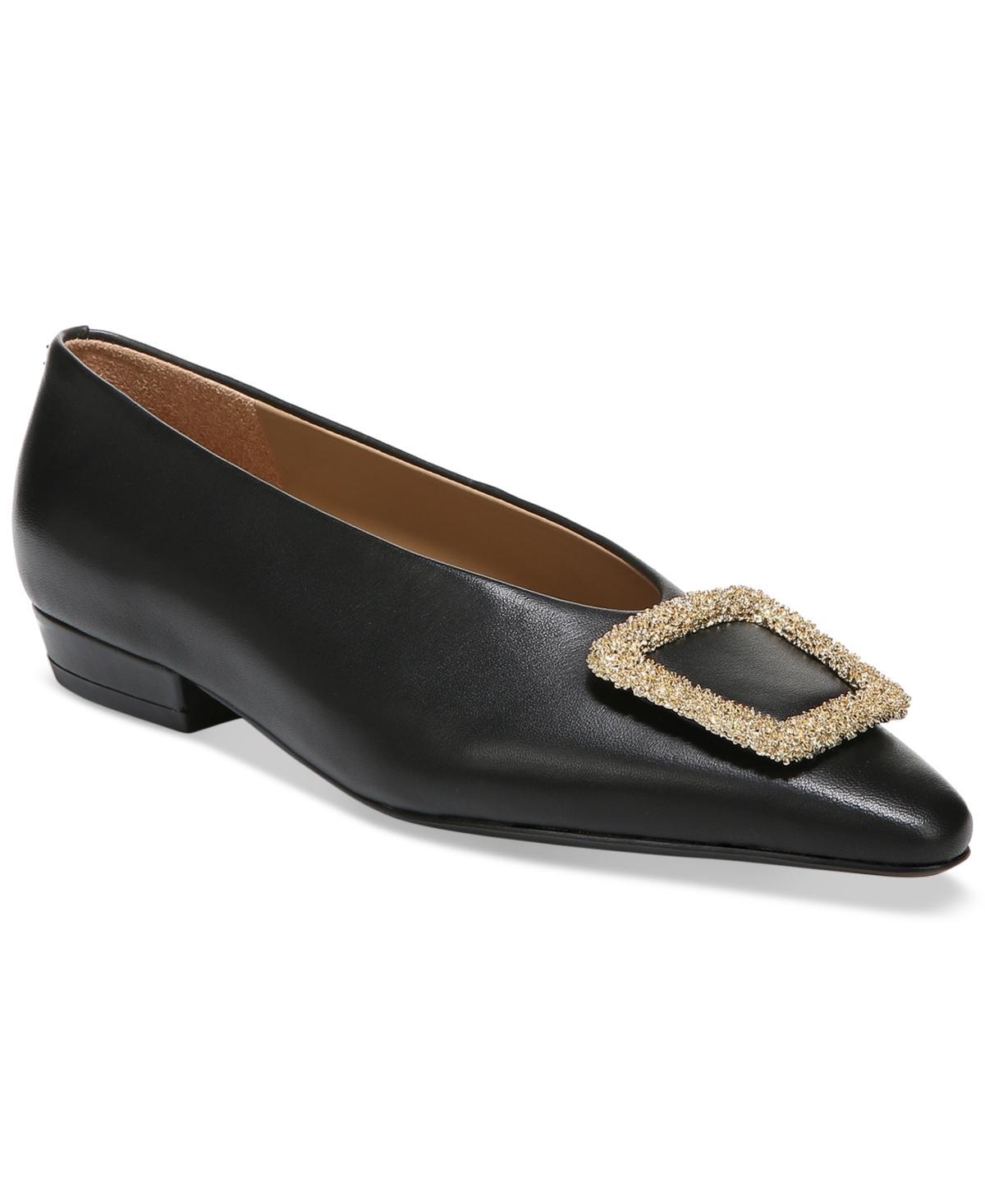 Sam Edelman Womens Janina Slip-On Embellished Buckle Flats Product Image