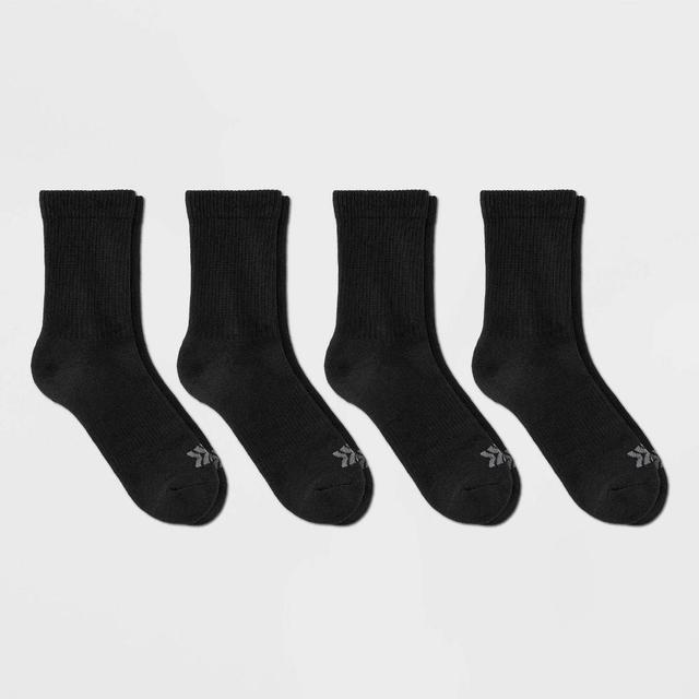 Womens Cushioned Active 4pk Athletic Crew Socks - All In Motion 4-10 Product Image