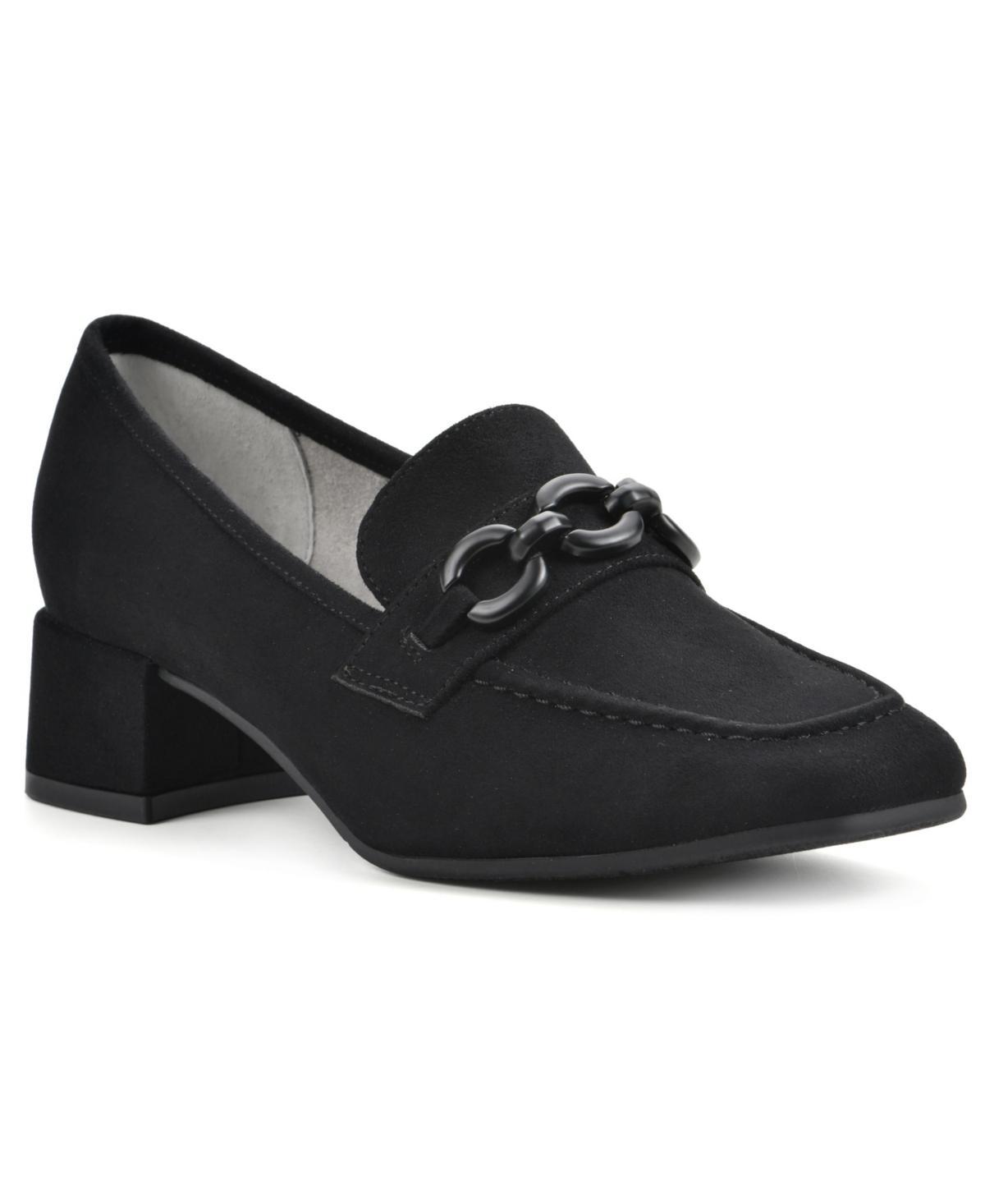 Womens Cliffs by White Mountain Quinbee Womens Heeled Loafers Product Image