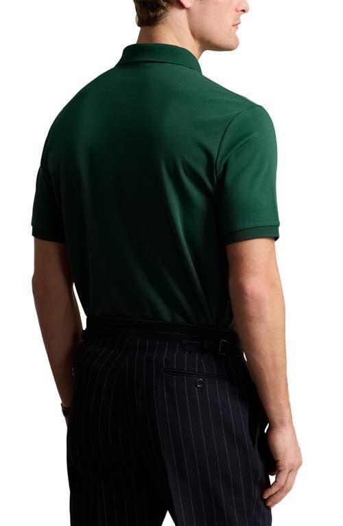 Classic Fit Soft Cotton Polo Shirt In Green Product Image